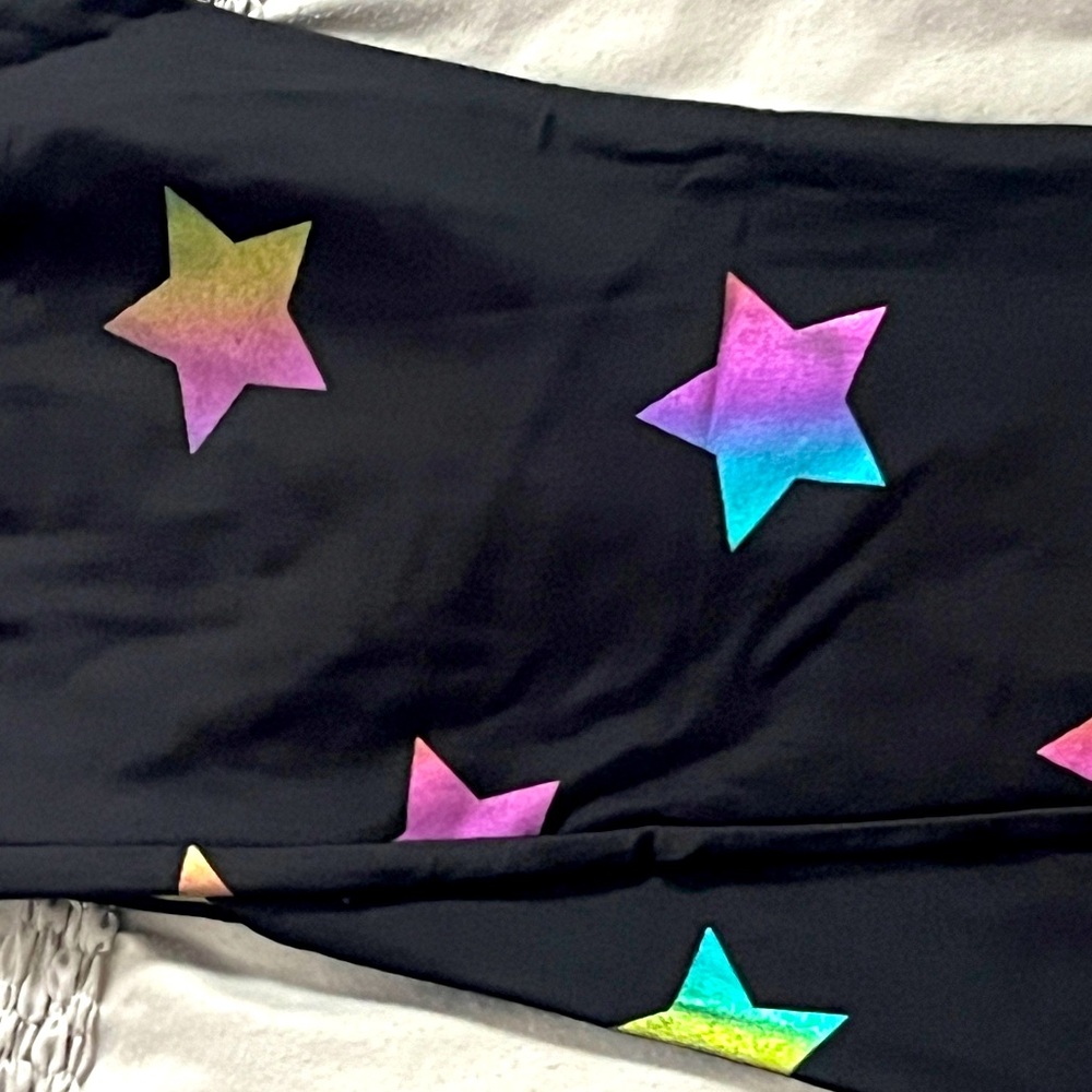 Metallic star Terez leggings.  Like New!Comfy and stylish. This will sell fast.